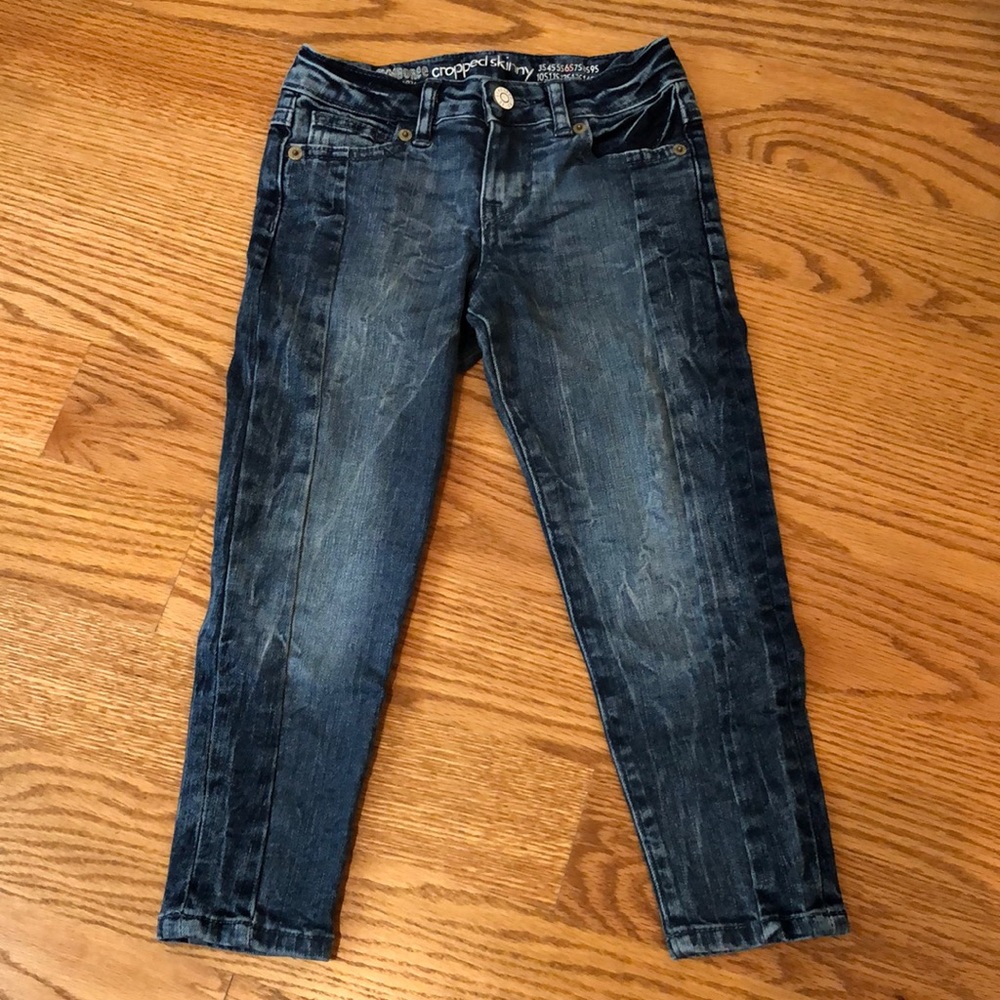 NWOT Gymboree girls crop skinny jeans